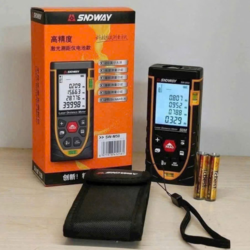 Máy đo khoảng cách laser SNDWAY SW-M50 đo xa 50m